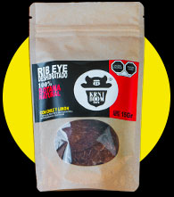 Rib eye de res Chile y Limón